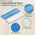 thumbnail image 2 of Microfiber Cleaning Pads for Bona Mop, 3 Pack Reusable Microfiber Mop Pads for 18 Inch Mop, Hardwood Floor Replacement Cleaning Mop Pads, Dual-Zone Cleaning Design for Faster Cleaning, Machine Washes, 2 of 5