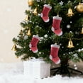 thumbnail image 1 of Set de Regalo de Bolas Navideñas | Adorno Navideño Colgante para Árbol de Navidad con Bolas Pintadas a Color - Plástico Rojo - 3 Bolas - 12 X 12 X 3 Cm, 1 of 6