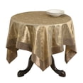 thumbnail image 1 of SARO XJ511.OL60S Embroidered &amp; Sequined Tablecloth  Olive, 1 of 1