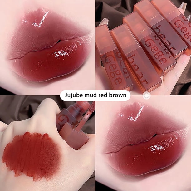 Lápiz Labial Líquido Suave Mate VE Hidratante De Larga Duración Impermeable Antiadherente Taza Brillo De Labios Gao Jinjia unisex