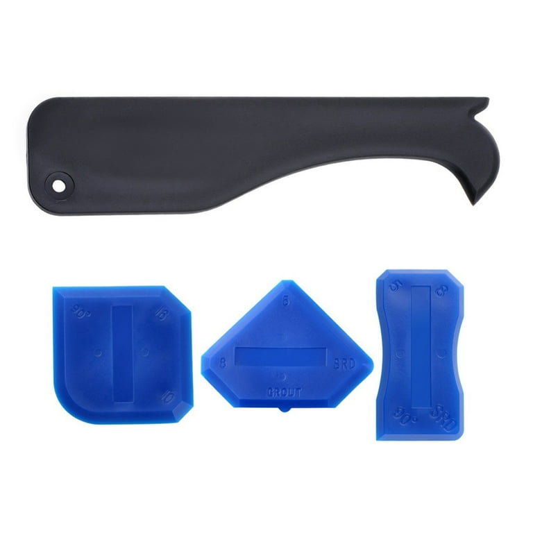 CKCL 4pcs Set Sealant Spatula Caulking Tool Kit Scraper Joint Silicone  Grout Remover 