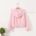 thumbnail image 6 of zuwimk Girls Athletic Zip-Up Jacket Long Sleeve Lightweight Riding Jacket with Pockets(5-6 Years,Pink), 6 of 6