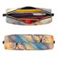 thumbnail image 2 of Disketp Sailing Ship Ocean Sunset Estuche de Lápices de Cuero con Cierre, Estuche Compacto para Papelería, Bolígrafos y Accesorios Pequeños, 2 of 7