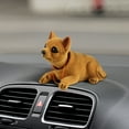 thumbnail image 3 of Bobble Head Chihuahua Car Decoration Nodding Dog Ornaments High Emulation Dog Crafts Dog Lover For Car Vehicle Desk Tabletop Baby Kids Toy Easy To Use, 3 of 6