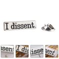 thumbnail image 3 of 1pc Delicate Brooch Fashion Suit Breastpin Alloy Clothing Accessory (Silver), 3 of 4