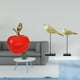 thumbnail image 2 of Estatua de fruta artificial, escultura artesanal, figura de cerámica, estatua de pájaro, decoración de pájaros de madera, adorno creativo adecuado par, 2 of 8