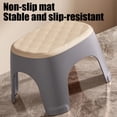 thumbnail image 4 of Taicans Plastic Step Stool,11.4x9.1x5.9in Skidproof Stackable Low Stool for Bathroom,Living Room,Shoe Changing & Kindergarten,Heavy Duty Compact Stool with Wide Seat, 4 of 6