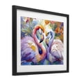 thumbnail image 2 of Stupell Industries Tropical Flamingo Love Pair Black Framed Print Under Glass, 16 x 13, by Shelly Craig, 2 of 8