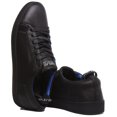 thumbnail image 4 of Replay Erik Women's Oiled Leather Lace Up Casual Sneakers In Black Size 11.5, 4 of 6