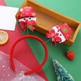 thumbnail image 3 of Aro de pelo de Navidad para niña, diadema de felpa de Papá Noel, muñeco de nieve, diademas de Cosplay para fiesta de Navidad, accesorios para el cabello para Festival, regalos, 3 of 4
