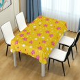 thumbnail image 4 of Yayeee Tablecloths 60" x 120" Rectangle Wrinkle Resistant Party Table Cover, Pink White Stars, 4 of 8
