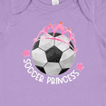 thumbnail image 4 of Inktastic Soccer Princess- Tiara Girls Baby Bodysuit, 4 of 5