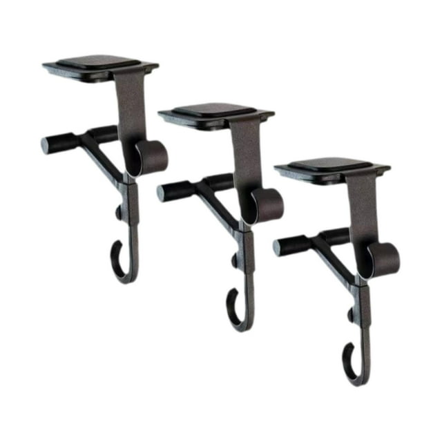 Colgador de medias y guirnaldas para chimenea Colgador de medias para chimenea Soporte de medias de hierro para restaurante Fiesta navideña Hotel Tres negros