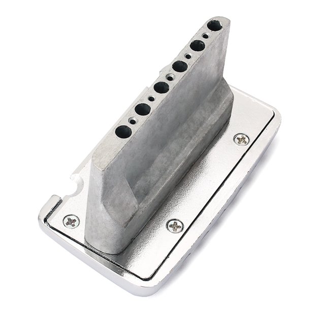 Eigraketly Puente de guitarra Pernos de instalación prácticos Superficie lisa Accesorios mejorados Resortes de cola dura Suministros de guitarras Sillín Accesorios para instrumentos musicales Eigraketly OD025779-00