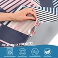 thumbnail image 5 of Yayeee Kitchen Curtains Tier Set of 2 Light Filtering 57"x36" Over Sink Window Panels, Dark Cubes, 5 of 7