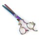 thumbnail image 3 of Tijeras de peluquería y barbería profesionales 2 en 1 de acero inoxidable para uso en salones de belleza y en el hogar., 3 of 5