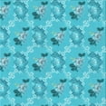 thumbnail image 1 of Ahgly Company Machine Washable Indoor Square Transitional Dark Turquoise Green Area Rugs, 8' Square, 1 of 7