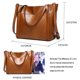 thumbnail image 3 of Bolso de mano de mujer de baile sexy bolsos de hombro de cuero trabajo oficina monederos diarios bolso bandolera, 3 of 8