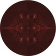 thumbnail image 1 of Ahgly Company Indoor Round Patterned Chocolate Brown Area Rugs, 8' Round, 1 of 6