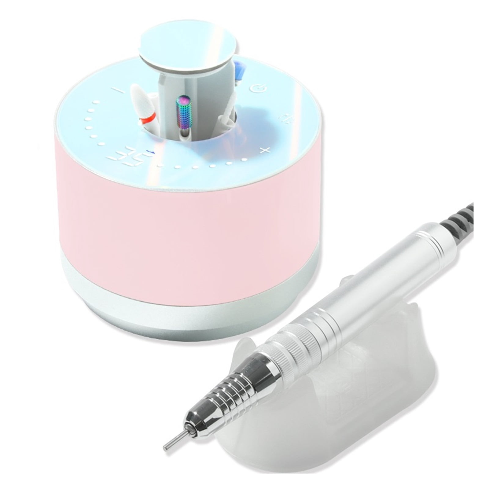 Brushless Nail Drill Manicure Machine, 35000RPM Professional Electric Nail Sander, Lower Noise With Hidden Lift Storage ,Low Noise
