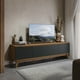 thumbnail image 1 of Mueble TV 75" Kappesberg 180cm con 3 Puertas Canela/Negro, 1 of 10