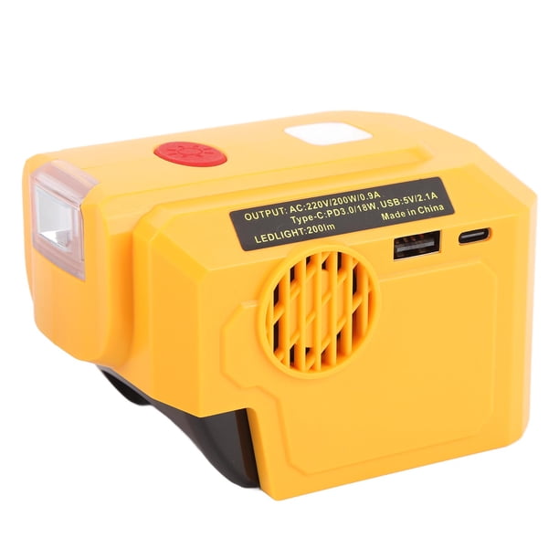Inversor, Seguridad De Bajo Voltaje Del Inversor De Batería De 200W 18V Para Respaldo En El Hogar
