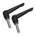 thumbnail image 4 of Uxcell 2 Packs M10 x 30mm 304 Stainless Steel Male Thread Adjustable Clamping Lever Handles Knobs, 4 of 5