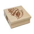 thumbnail image 1 of Conch Sea Shell Ocean Beach Tropical Square Rubber Stamp Stamping Scrapbooking Crafting - Small 1.25in, 1 of 1