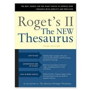 Roget's II: New Thesaurus 3rd Edition Hardcover Book, 7 X 9-1/2 in, 928 pages