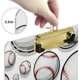 thumbnail image 4 of GZHJMY Baseball Clipboard A4 Standard Size Decorative Clipboard with Low Profile Metal Clip for Students Men Women Classroom and Office Whiteboard Clipboards, 4 of 7