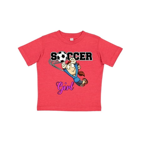 

Inktastic Soccer Girl Goalie Gift Toddler Toddler Girl T-Shirt