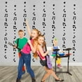 thumbnail image 5 of 46Ft Black Music Notes Star Paper Hanging Garland Banner Backdrops for Musical Birthday 50s 80s Birthday Wedding Engagement Baby Bridal Shower Disco Party Supplies Bar Wall Ceiling Decprations, 5 of 5