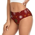 thumbnail image 2 of Balery Merry Christmas Ropa Interior de Algodón para Mujer con Dibujo – Braguitas Cómodas y Elásticas, Estilo Clásico-Large, 2 of 6