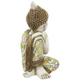 thumbnail image 6 of Northlight Resting Mosaic Buddha Outdoor Ceramic Garden Statue - 17", 6 of 7