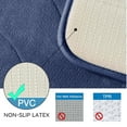 thumbnail image 5 of Memory Foam Bath Mat, Super Soft Absorbent Bathroom Rugs Non Slip Bath Rug Runner for Shower Bathroom Floors, 24" x 36", Navy, 5 of 8