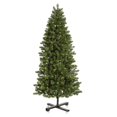 thumbnail image 1 of Vickerman 90" Grand Teton Slim Clear Lights Artificial Christmas Tree in Green, 1 of 3