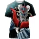 thumbnail image 3 of Camiseta de manga corta con estampado 3D de Mazinger Z para hombre, camiseta moderna con patrón de transformadores, comodidad urbana de verano, 3 of 5