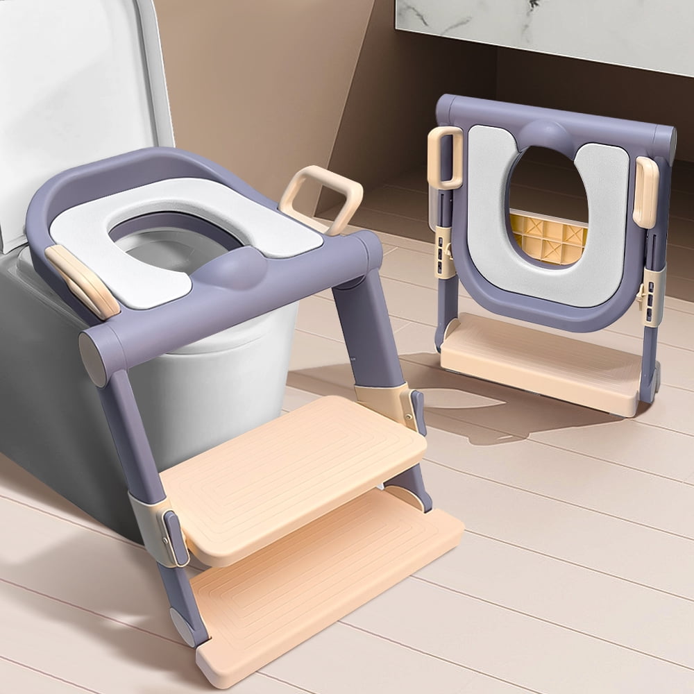Toddler Potty Training Seat with Step Stool Ladder, Potty Training