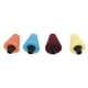 thumbnail image 5 of Esponja para pulir ruedas Ticfox en forma de cono naranja amarilla azul roja, 5 of 14
