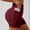 Wine, variant on Tsesme High Waist Yoga Shorts for Women Summer Quick Dry Slim Fits Elastic Sport Shorts Outdoor Workout Cycling Shorts ,Pinks,XXL
