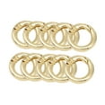 thumbnail image 2 of 10Pcs Durable Carabiner Snap Clips Organizing Accessory Buckles Connector Clasp hook Clamp for Keychain Handbag , Aureate, 2 of 8