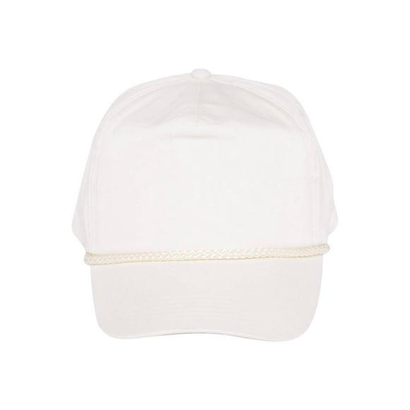 Cotton Twill Golf Cap - Beige