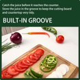thumbnail image 3 of Acacia Wood Cutting Board 18x12x1 Inch Pre-Oiled Chopping Board with Juice Groove ,Durable Butcher Block for Fruits, Vegetables & Meat, 3 of 8