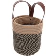 thumbnail image 1 of Durable Hemp Wall Hanging Basket for Storage Use 2pcs Elegant Woven Flower Holder, 1 of 5