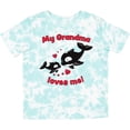thumbnail image 3 of Inktastic My Grandma Loves Me Orca Family Boys or Girls Toddler T-Shirt, 3 of 5