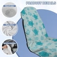 thumbnail image 6 of XYZCANDO Blue Sea Turtle Car Seat Towel Absorbent Soft Beach Towels Cars Seats Covers for Gym Workout Running Swimming Beach and Hiking Stain Resistant Seat Cushion Protection, 6 of 7