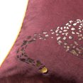 thumbnail image 5 of JWH Burgundy 100% Cotton Gold Foil Leopard Pillow Cover 12x20inch Modern Chic Decor for Sofa Bedroom Accent, 5 of 8