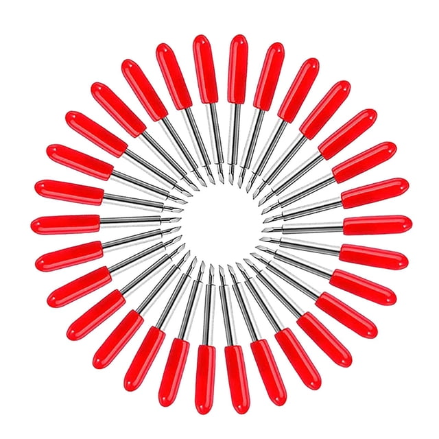 Cuchillas de corte Sunnimix 30 piezas Rojo