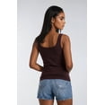 thumbnail image 2 of Forever 21 WGA Cotton Cropped Tank Top, Color-Brown, Size-M, 2 of 5