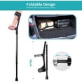 thumbnail image 4 of ENLUNTRA Forearm Crutches for Adults(x2 Units),Portable and Foldable Crutches for Walking, 4 of 7